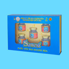 Nước Yến sào Khánh Hòa Sanest hộp 5 lọ 70ml - 002H5