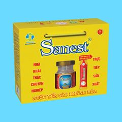 Nước Yến sào Khánh Hòa Sanest hộp 6 lọ 70 ml QS KM