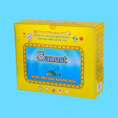 Nước Yến sào Khánh Hòa Sanest hộp 6 lọ 70 ml QS KM