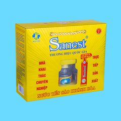 Nước Yến sào Khánh Hòa Sanest hộp 6 lọ 70 ml QS KM