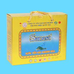 Nước Yến sào Khánh Hòa Sanest hộp 6 lọ 70 ml QS
