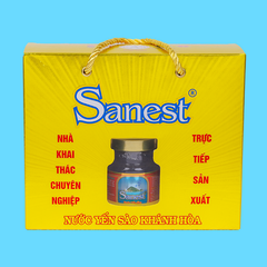 Nước Yến sào Khánh Hòa Sanest hộp 6 lọ 70 ml QS