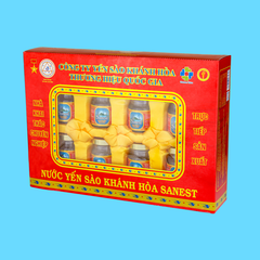Nước yến sào Khánh Hòa Sanest hộp 8 lọ 70ml - 002H8