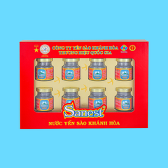 Nước Yến sào Khánh Hòa Sanest hộp 8 lọ 70ml QT - 002H8QT