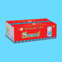 Nước Yến sào Khánh Hòa Sanest không đường thùng 30 lon 190ml - 003T30