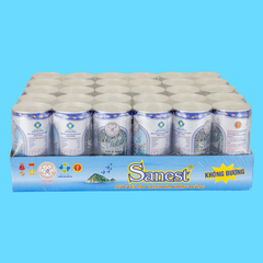 Nước Yến sào Khánh Hòa Sanest không đường khay 30 lon 190ml - 003K30