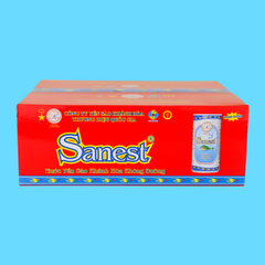 Nước Yến sào Khánh Hòa Sanest không đường thùng 30 lon 190ml - 003T30