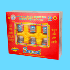 Nước Yến sào Khánh Hòa Sanest không đường hộp 6 lọ 70ml - 029H6