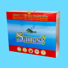 Nước Yến sào Khánh Hòa Sanest không đường hộp 6 lọ 70ml - 029H6