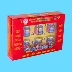 Nước Yến sào Khánh Hòa SunSanest hộp 6 lọ 70 ml - 105H6