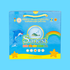 Nước Yến sào Khánh Hòa Sanest dành cho trẻ em hộp 6 lọ 62ml - 161H6
