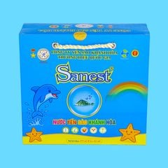 Nước Yến sào Khánh Hòa Sanest hộp 6 lọ 62 ml KM