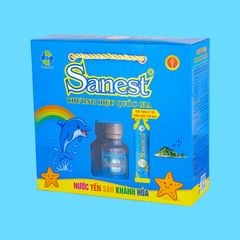 Nước Yến sào Khánh Hòa Sanest hộp 6 lọ 62 ml KM