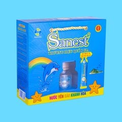 Nước Yến sào Khánh Hòa Sanest hộp 6 lọ 62 ml KM