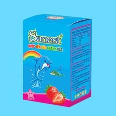 Nước Yến sào Khánh Hòa Sanest vị dâu lọ 62 ml - 162