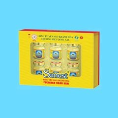 Nước yến sào Khánh Hòa Sanest Fucoidan nhân sâm hộp 6 lọ 70ml - 700H6