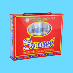 Nước Yến sào Khánh Hòa Sanest hộp 10 lon 190ml - 001H10