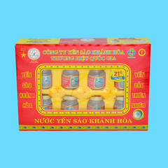 Nước yến sào Khánh Hòa Sanest hộp 8 lọ 70ml - S002H8