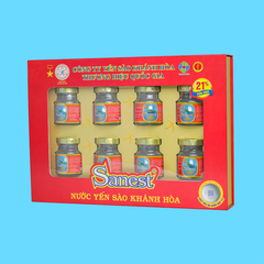 Nước Yến sào Khánh Hòa Sanest hộp 8 lọ 70ml QT - S002H8QT
