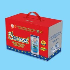 Nước Yến sào Khánh Hòa Sanest không đường thùng 24 lon 190ml - S003T24