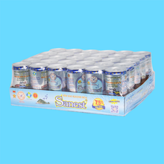 Nước Yến sào Khánh Hòa Sanest không đường khay 30 lon 190ml - S003K30