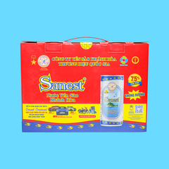 Nước Yến sào Khánh Hòa Sanest không đường thùng 24 lon 190ml - S003T24