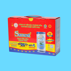 Nước Yến sào Khánh Hòa Sanest không đường thùng 24 lon 190ml - S003T24