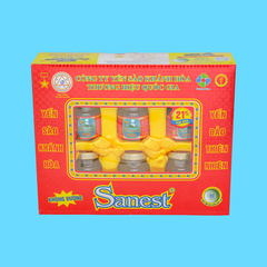 Nước Yến sào Khánh Hòa Sanest không đường hộp 6 lọ 70ml - S029H6