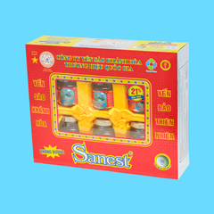 Nước Yến sào Khánh Hòa Sanest không đường hộp 6 lọ 70ml - S029H6