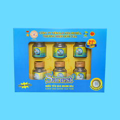 Nước Yến sào Khánh Hòa Sanest không đường dành cho người cao tuổi hộp 6 lọ 70ml - S096H6
