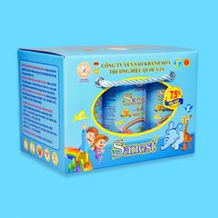 Nước Yến sào Khánh Hòa Sanest dành cho trẻ em hộp 6 lon 190ml - S162H6