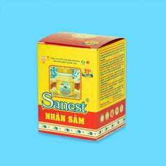 Nước Yến sào Khánh Hòa Sanest Fucoidan Nhân sâm hộp 1 lọ 70ml - S700