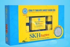 SKHPearlNest Khánh Hòa Đặc sản Yến sào tinh chế hộp 3g quà tặng (5 hộp 3g) (SQ523)