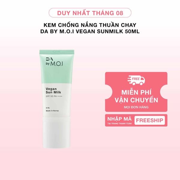 [HSD: T4.2027] Kem Chống Nắng Thuần Chay DA BY M.O.I Vegan Sunmilk 50ml