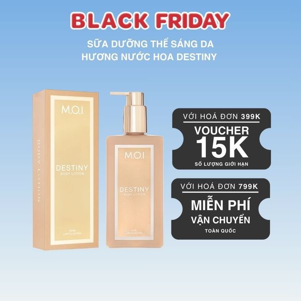 Sữa Dưỡng Thể Sáng Da Hương Nước Hoa Destiny 250ml