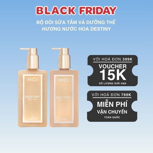 Bộ Đôi Sữa Tắm Và Dưỡng Thể Hương Nước Hoa Destiny