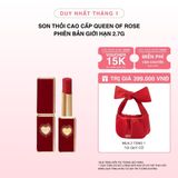  Son Thỏi Cao Cấp Queen Of Rose Phiên Bản Giới Hạn 2.7g 