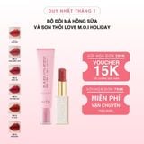  Bộ Đôi Má Hồng Sữa Và Son Thỏi Love M.O.I Holiday Phiên Bản Mùa Lễ Hội 
