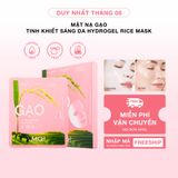  Mặt Nạ Gạo Tinh Khiết Sáng Da Hydrogel Rice Mask 