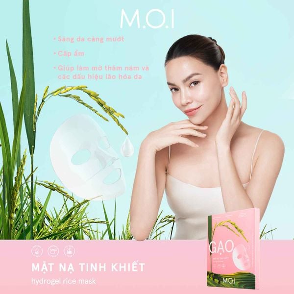 Mặt Nạ Gạo Tinh Khiết Sáng Da Hydrogel Rice Mask