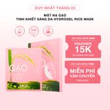  Mặt Nạ Gạo Tinh Khiết Sáng Da Hydrogel Rice Mask 