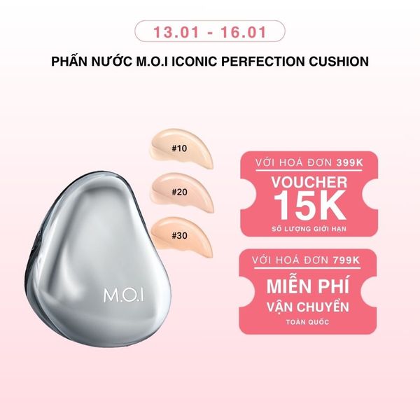 Phấn Nước M.O.I Iconic Perfection Cushion 12g [New Look]