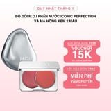  Bộ Đôi M.O.I Phấn Nước Iconic Perfection Và Má Hồng Kem 2 Màu 
