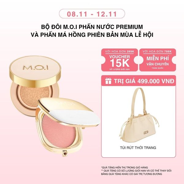 Bộ Đôi Phấn Nước Premium Và Phấn Má Trang Điểm Phiên Bản Mùa Lễ Hội