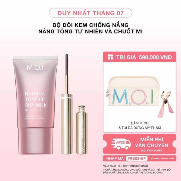 Bộ Đôi Kem Chống Nắng Nâng Tông Tự Nhiên Và Chuốt Mi