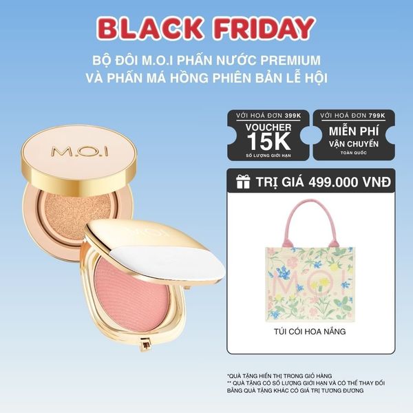 Bộ Đôi Phấn Nước Premium Và Phấn Má Trang Điểm Phiên Bản Mùa Lễ Hội