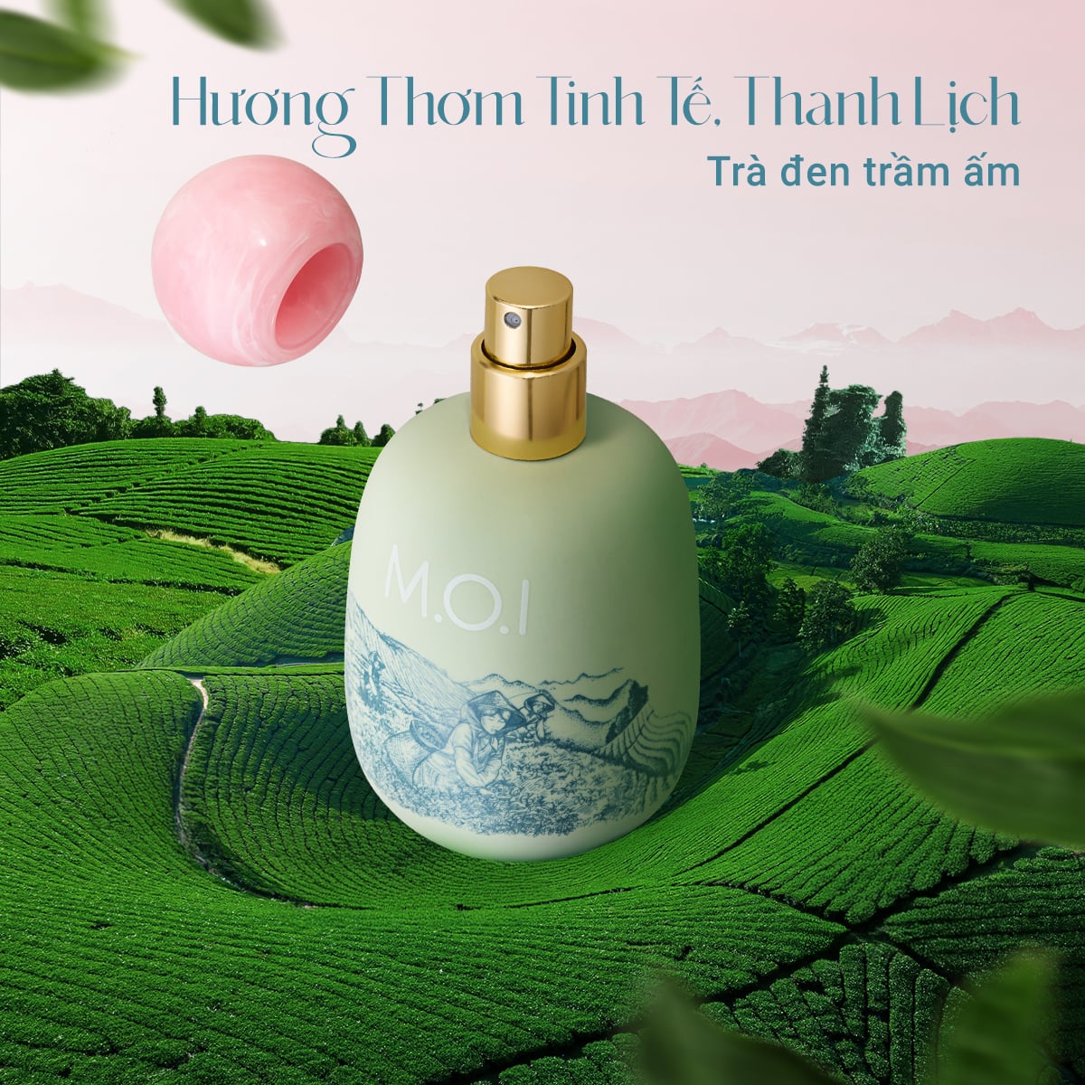 Nước Hoa Cao Cấp Phiên Bản Giới Hạn M.O.I x Minh Long Trà Hoa Viên