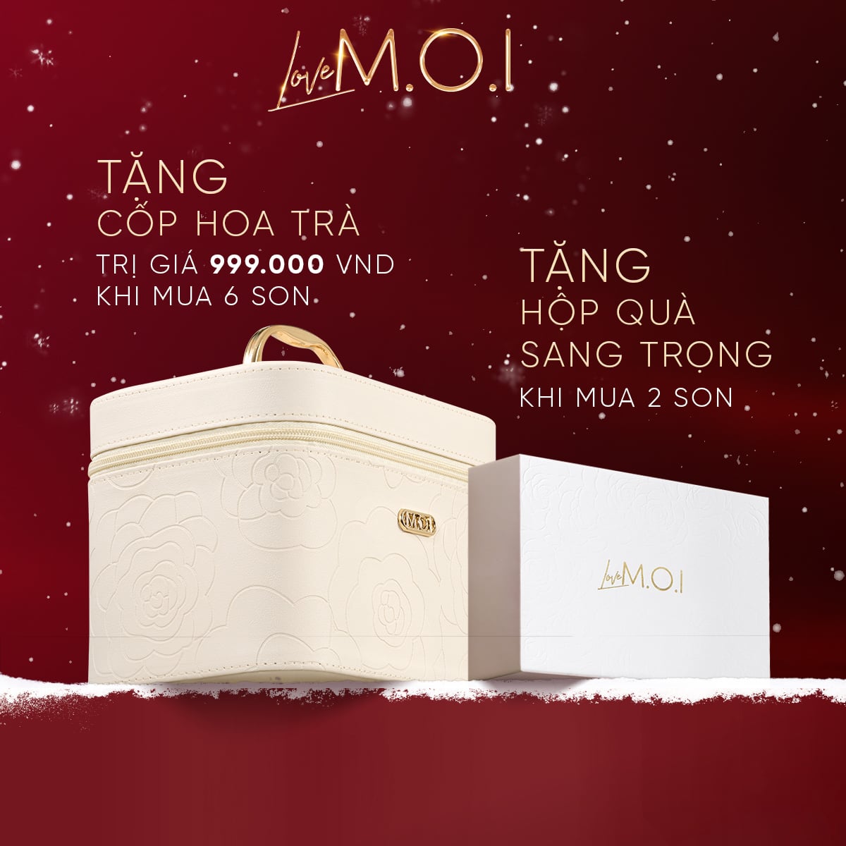 Set 2 Son Thỏi Love M.O.I Holiday Phiên Bản Mùa Lễ Hội