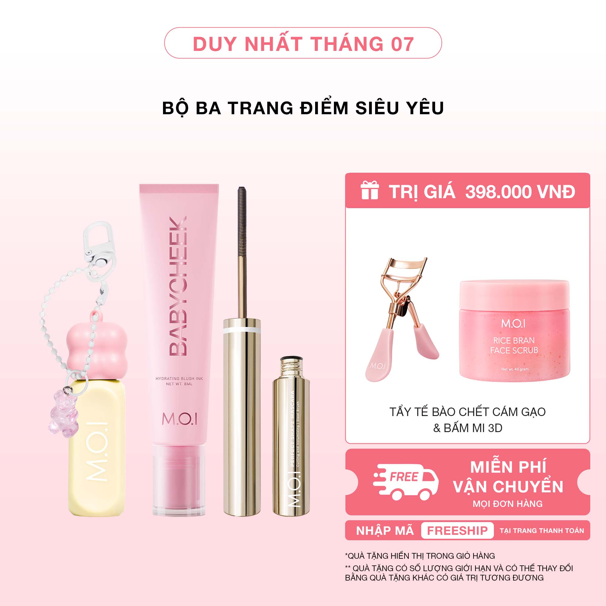 Bộ Ba Trang Điểm Siêu Yêu