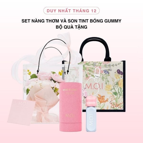 Set Nàng Thơm Và Son Tint Bóng Gummy